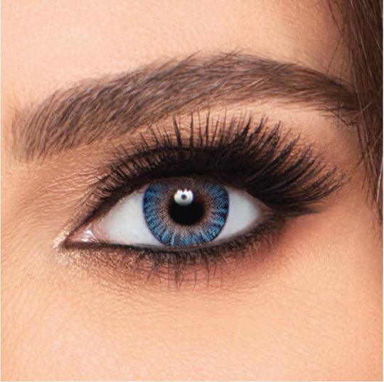 Freshlook Colorblends - Blue with Power Expires within 7 - 12 months