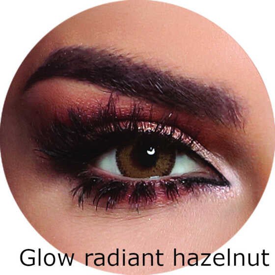 Bella Glow with power Contact Lens Bella Glow Radiant Hazelnut with
