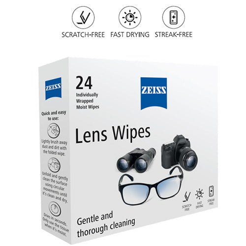 Ziess Eyewear Lens Cleaning Solutions ZEISS WIPES Optica