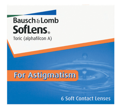 Bausch & Lomb SOFLENS TORIC FOR ASTIGMATISM (6Pack) Expires within 7 - 12 months - 0.25 - Optica