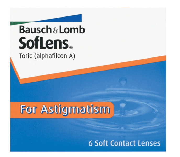 Bausch & Lomb SOFLENS TORIC FOR ASTIGMATISM (6Pack) Expires within 7 - 12 months - 0.25 - Optica