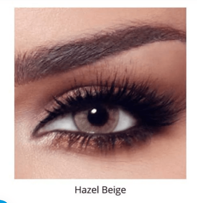 Bella One Day Color with power Bella One Day Color - Hazel Beige with Power - 0.50 - Optica