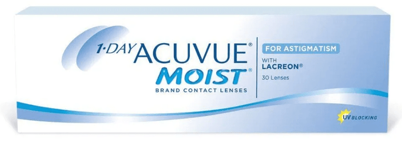 Optica 1 DAY ACUVUE MOIST FOR ASTIGMATISM(30Pcs Pack) Expires within 7 - 12 months - 0.00 - Optica