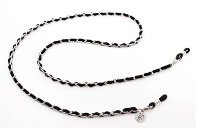 Sunny Cords Classy C Black - Silver Glasses Chain - Optica