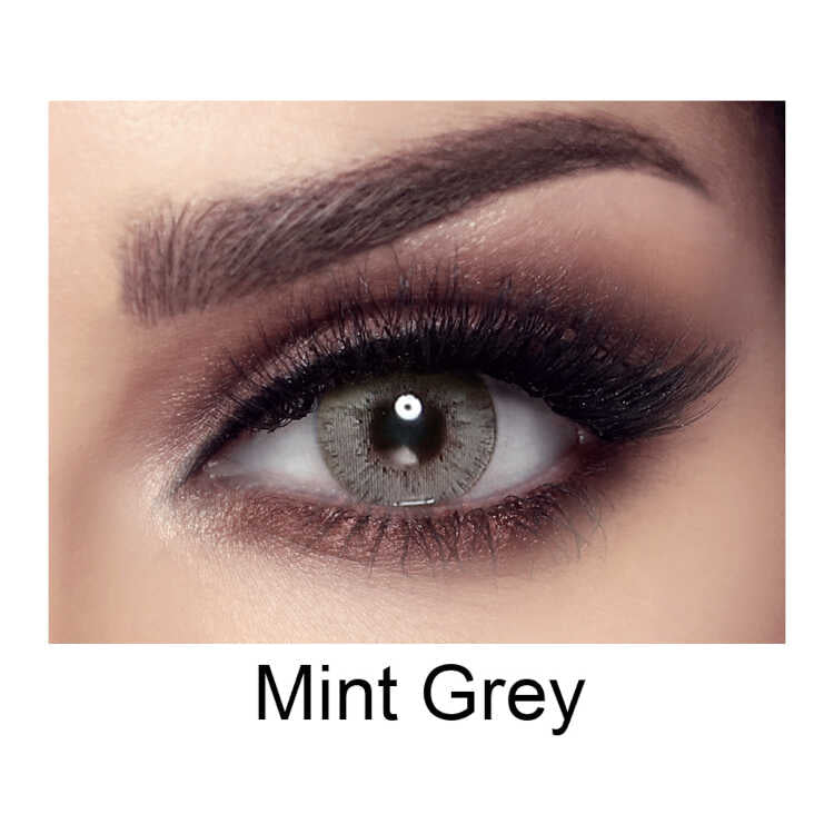 Bella Elite with power Contact Lens - Bella Elite - Mint Gray with ...