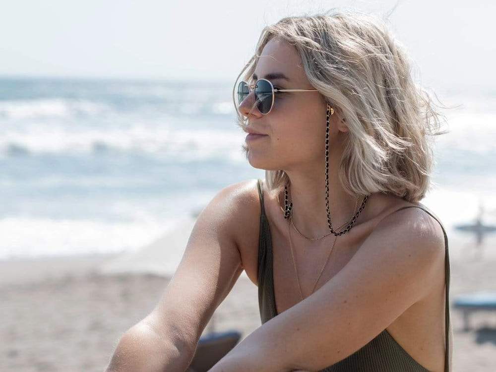 Sunny Cords Classy C Gold Glasses Chain - Optica