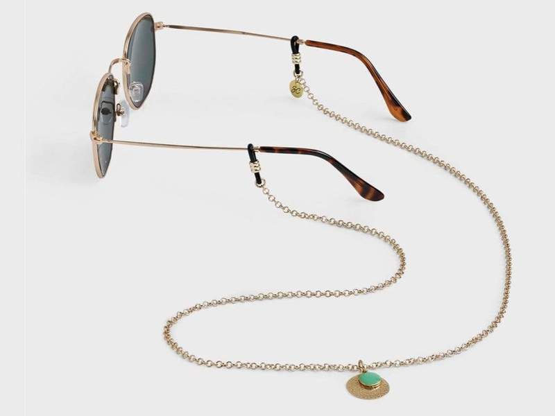 Sunny Cords Georgi Green Charm Glasses Chain - Optica