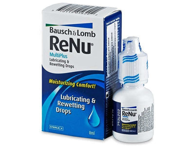 Bausch & Lomb RENU MULTIPLUS Lubricating & Rewetting Drops 8ML - Optica